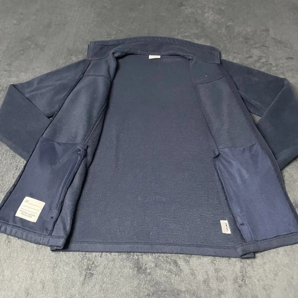 Columbia Fleece Jacket Youth Boys XL Blue Steens Mountain II Mock Neck Full Zip